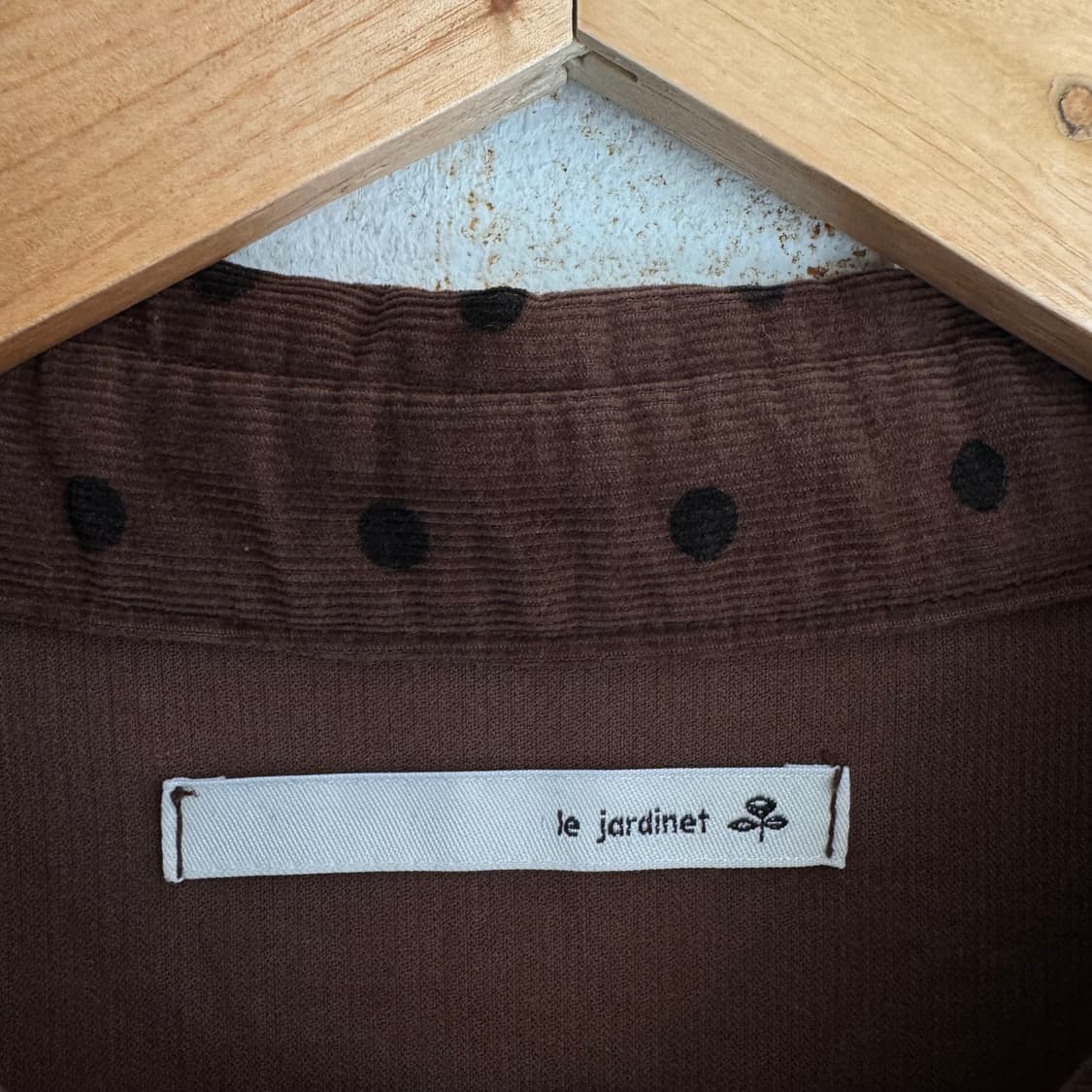 VTG 폴카닷 코듀로이 셔츠 상품이미지9