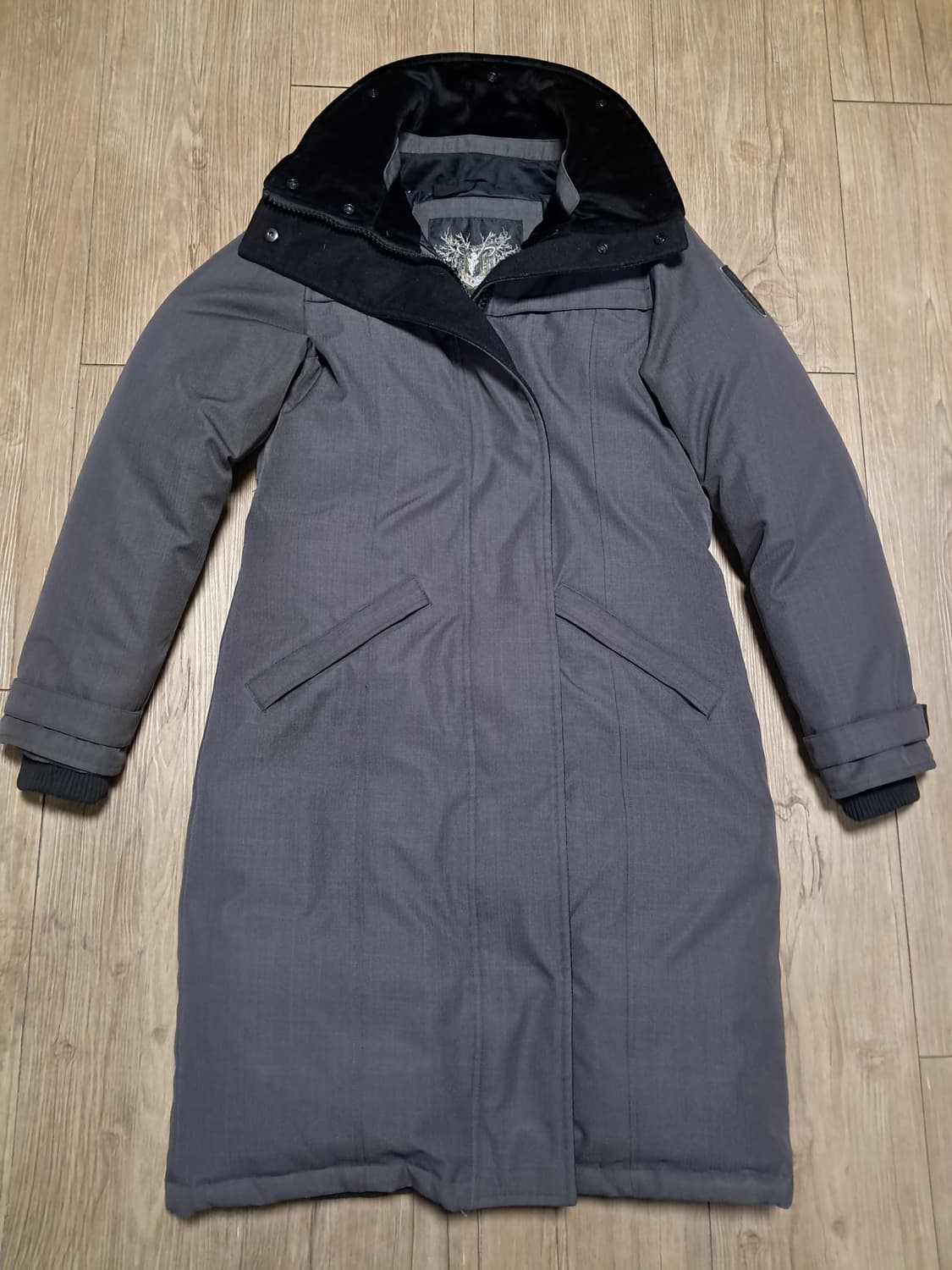 노비스 여성 롱패딩 M 후드분실 상품이미지1