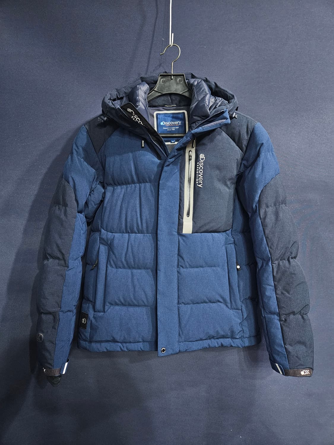 디스커버리 다크블루 남성 95 구스다운 패딩  상품이미지1