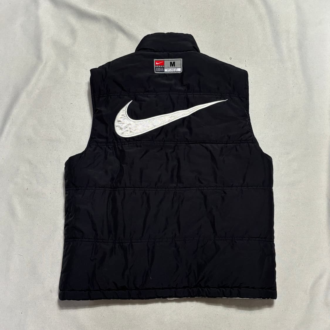 M 나이키 리버시블 블랙 그레이 패딩 베스트 상품이미지3