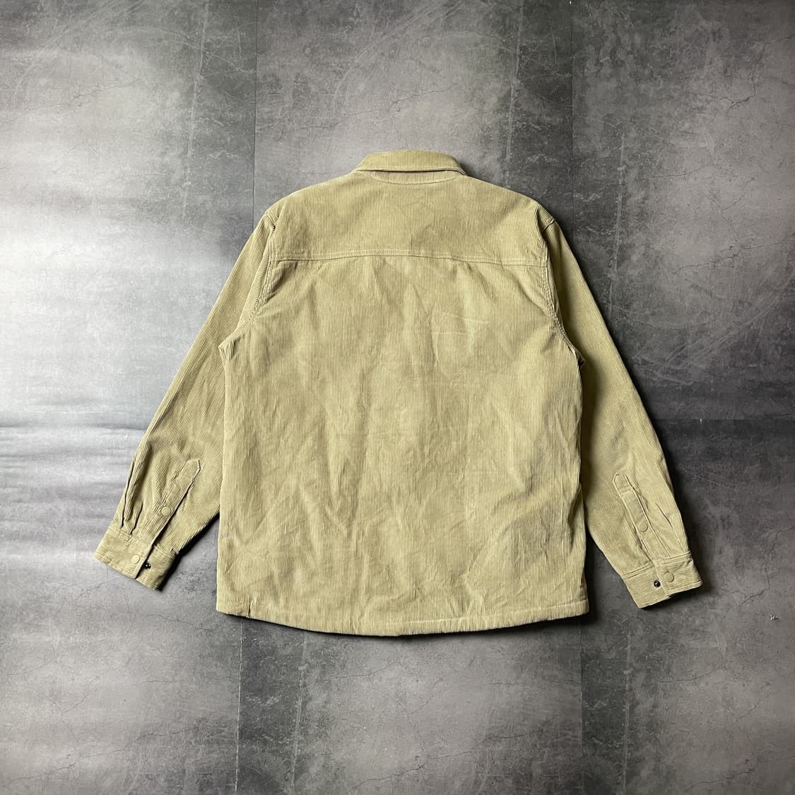 UNKNOWN 빈티지 베이지 코듀로이 셰르파 셔츠자켓 A00444 상품이미지6