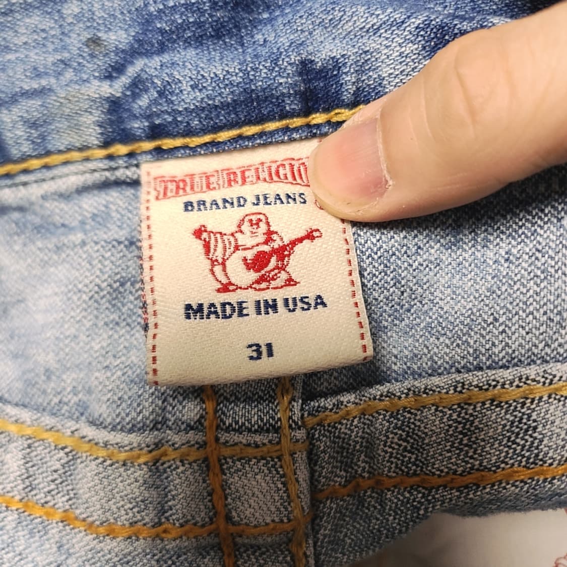 [31] 트루릴리젼 부츠컷 데님팬츠 청바지 상품이미지4