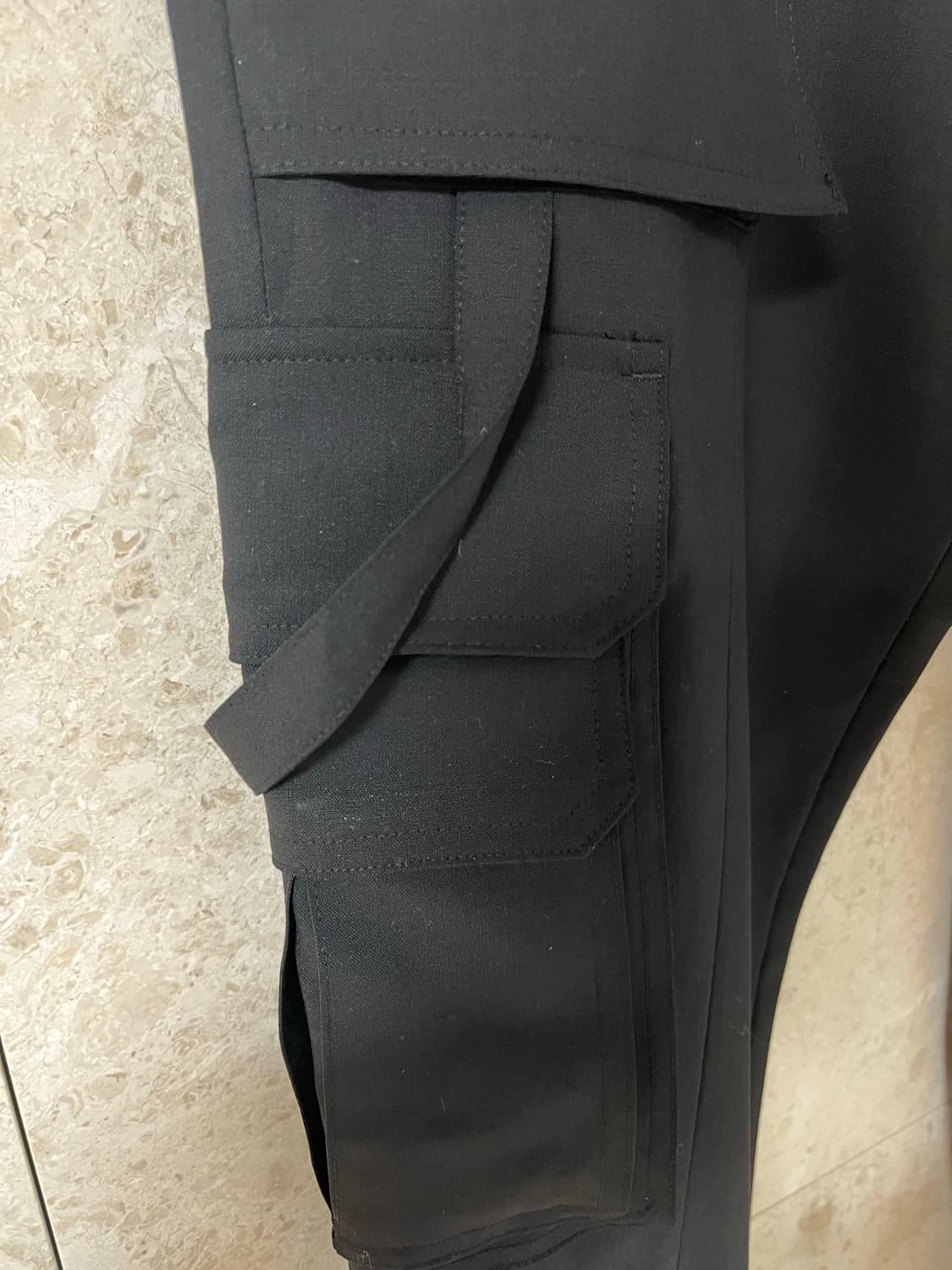 juun.j 블랙 카고 조거팬츠 46(32인치) 정품 상품이미지4