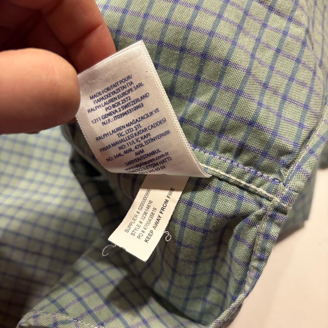 [XL] 폴로 랄프로렌 체크 셔츠 긴팔 C902 상품이미지7