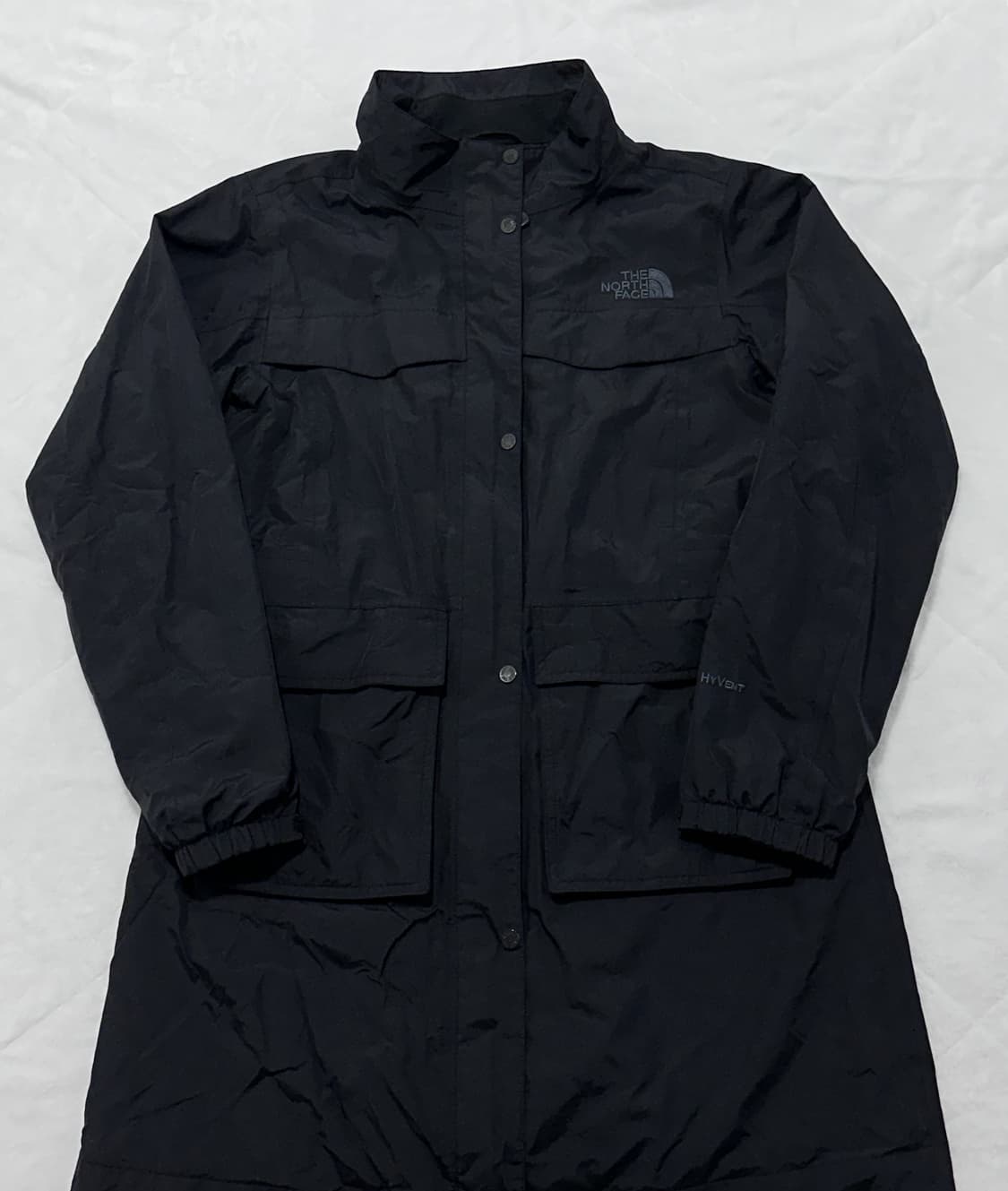 노스페이스 HyVent 블랙 롱 바람막이 자켓 상품이미지1