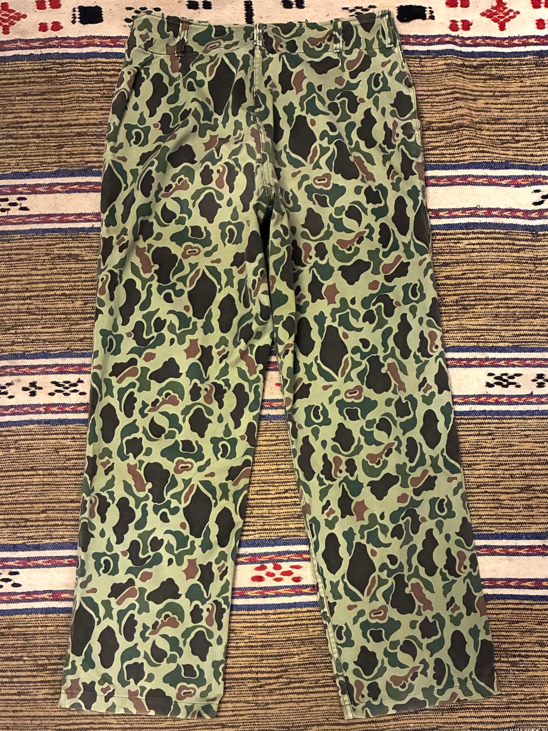 (30~32)80s korea 한국군 카모플라쥬 덕헌터 밀리터리팬츠 상품이미지5