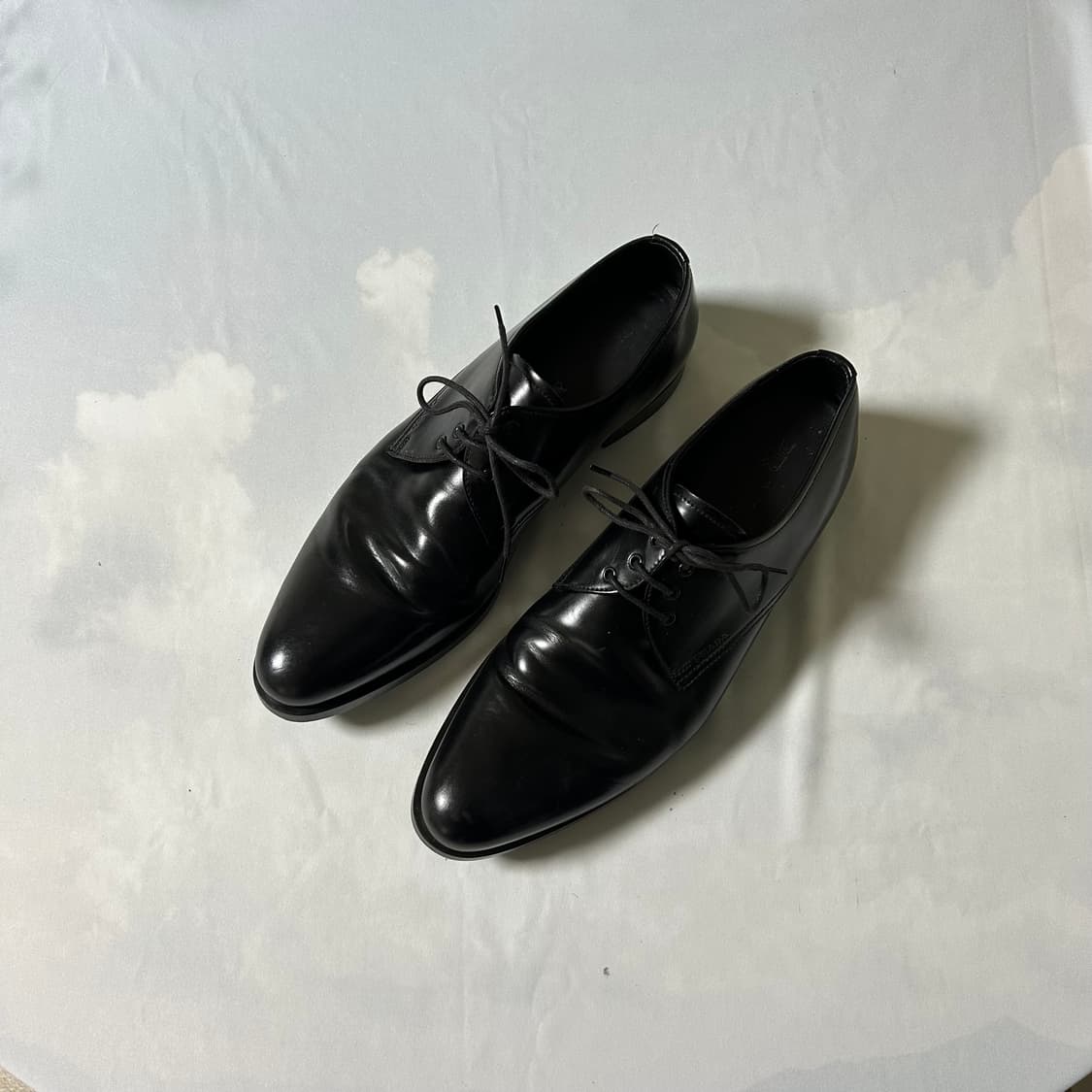 Prada classic dress lace up derby shoes 상품이미지1