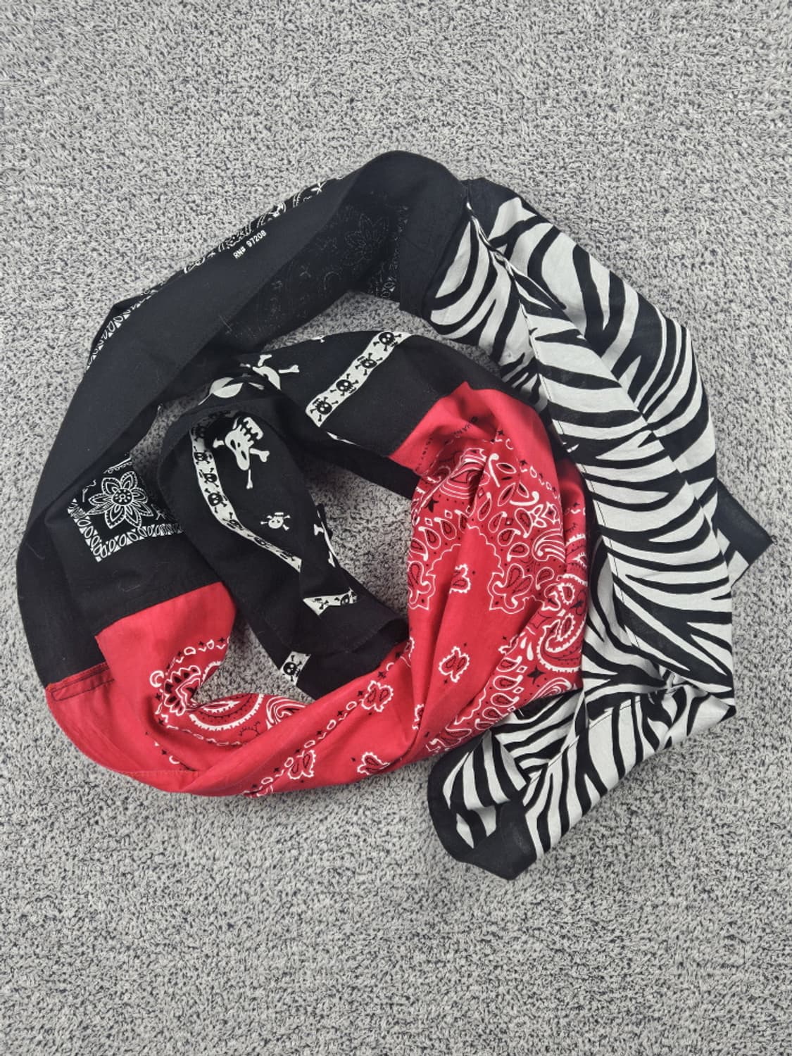 반다나 리워크 커스텀 스카프 머플러 / 10428 상품이미지7