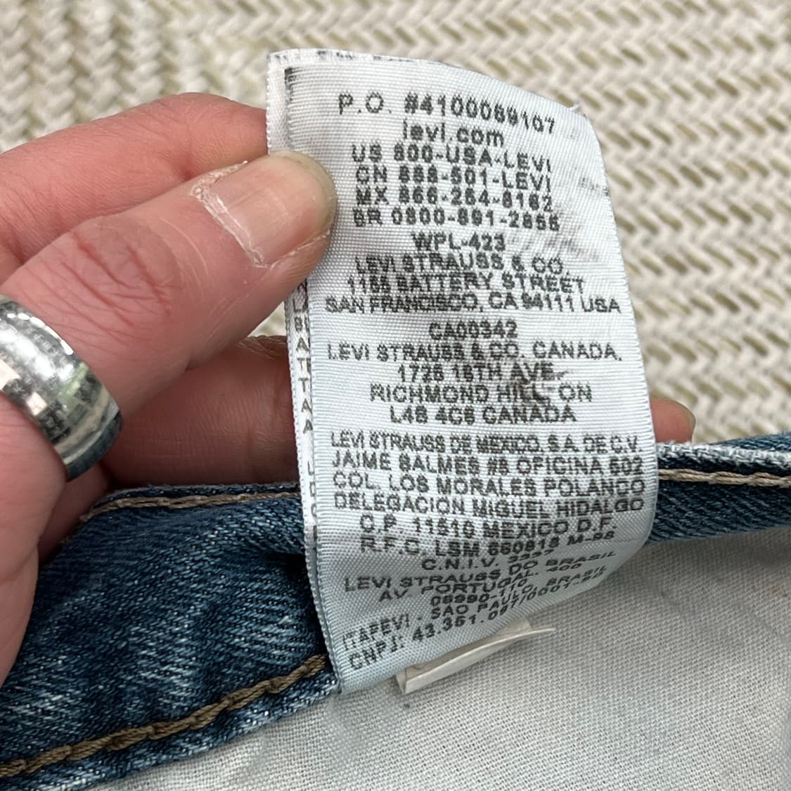 리바이스 527 부츠컷 데님팬츠 r3007 상품이미지9