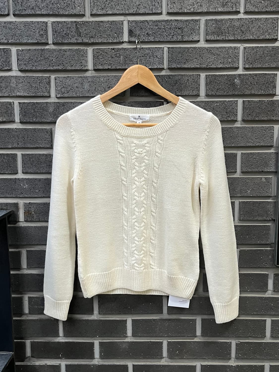 00s COURREGES 꾸레쥬 로고 롱슬리브 상품이미지1