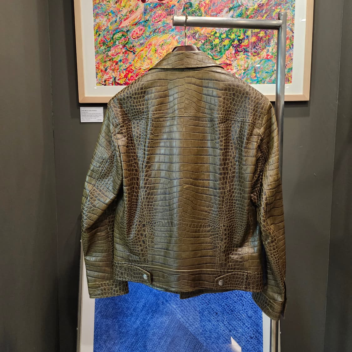 톰포드 무광크록이펙트 엠버서더 트러커 가죽자켓 상품이미지4