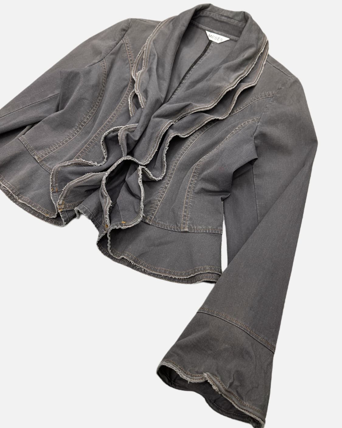 layered wire collar blazer 상품이미지2