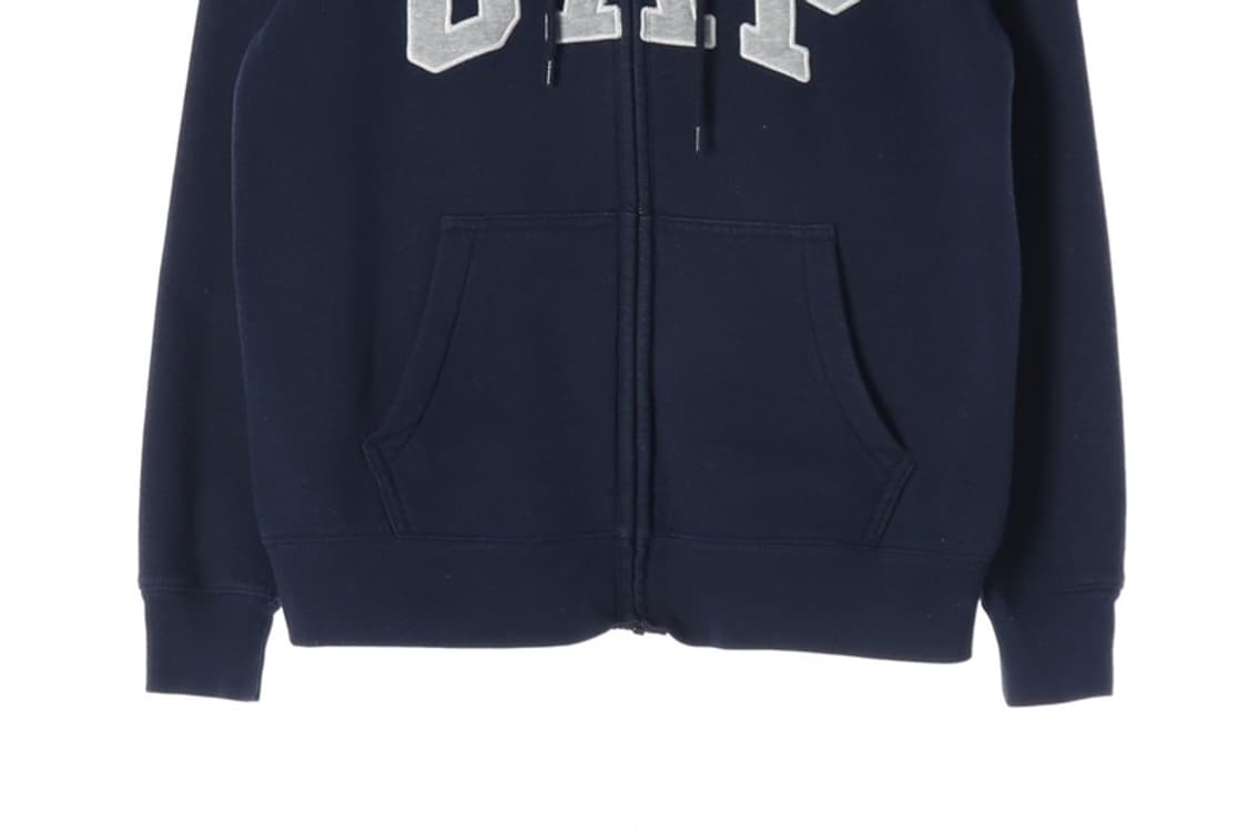 GAP 네이비 빅로고 기모 후드집업 XS 상품이미지5