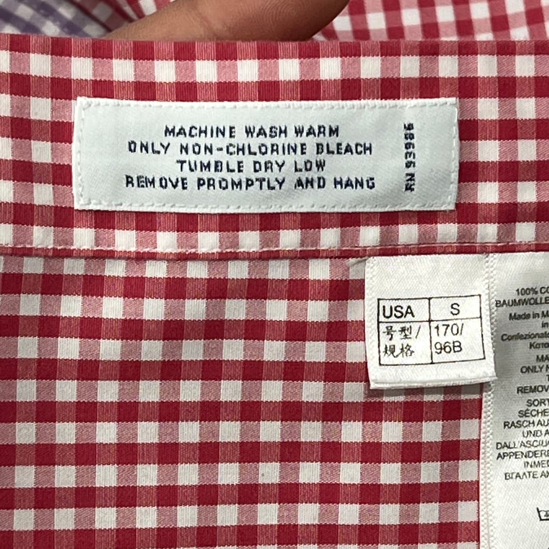 브룩스브라더스 멀티체크 반팔셔츠 s10450 상품이미지6