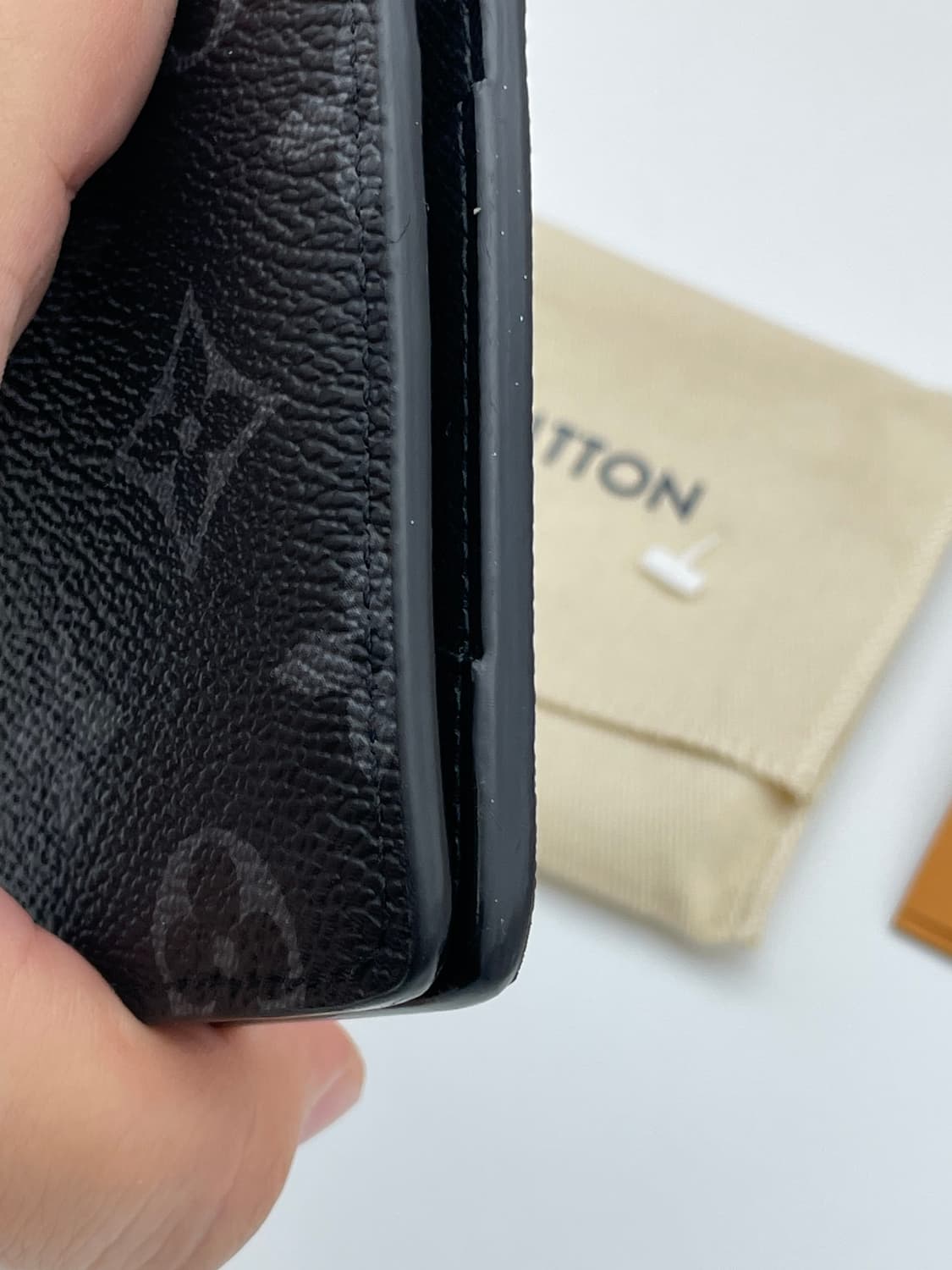 [ 풀구성 / 새상품급 ] 루이비통 멀티플 월릿 반지갑 블랙  상품이미지7