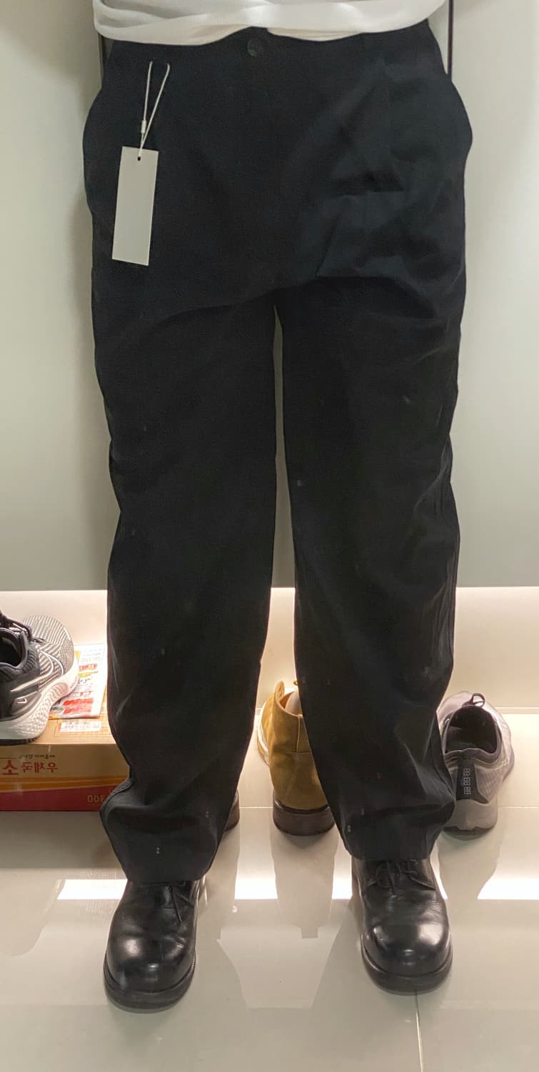 (새상품) 노드아카이브 레귤러 테이퍼드 치노 팬츠 (블랙_2사이즈) 상품이미지3