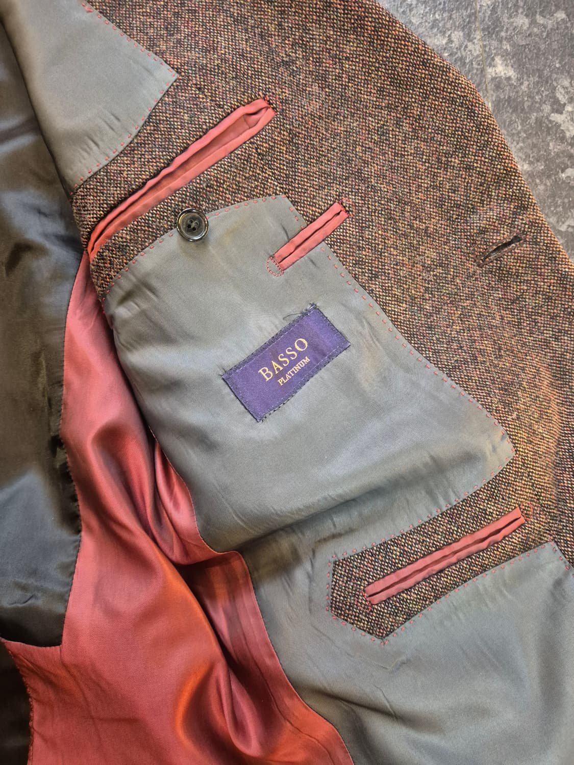 바쏘 플래티넘 남성 블레이저입니다 (95사이즈추천) 상품이미지7