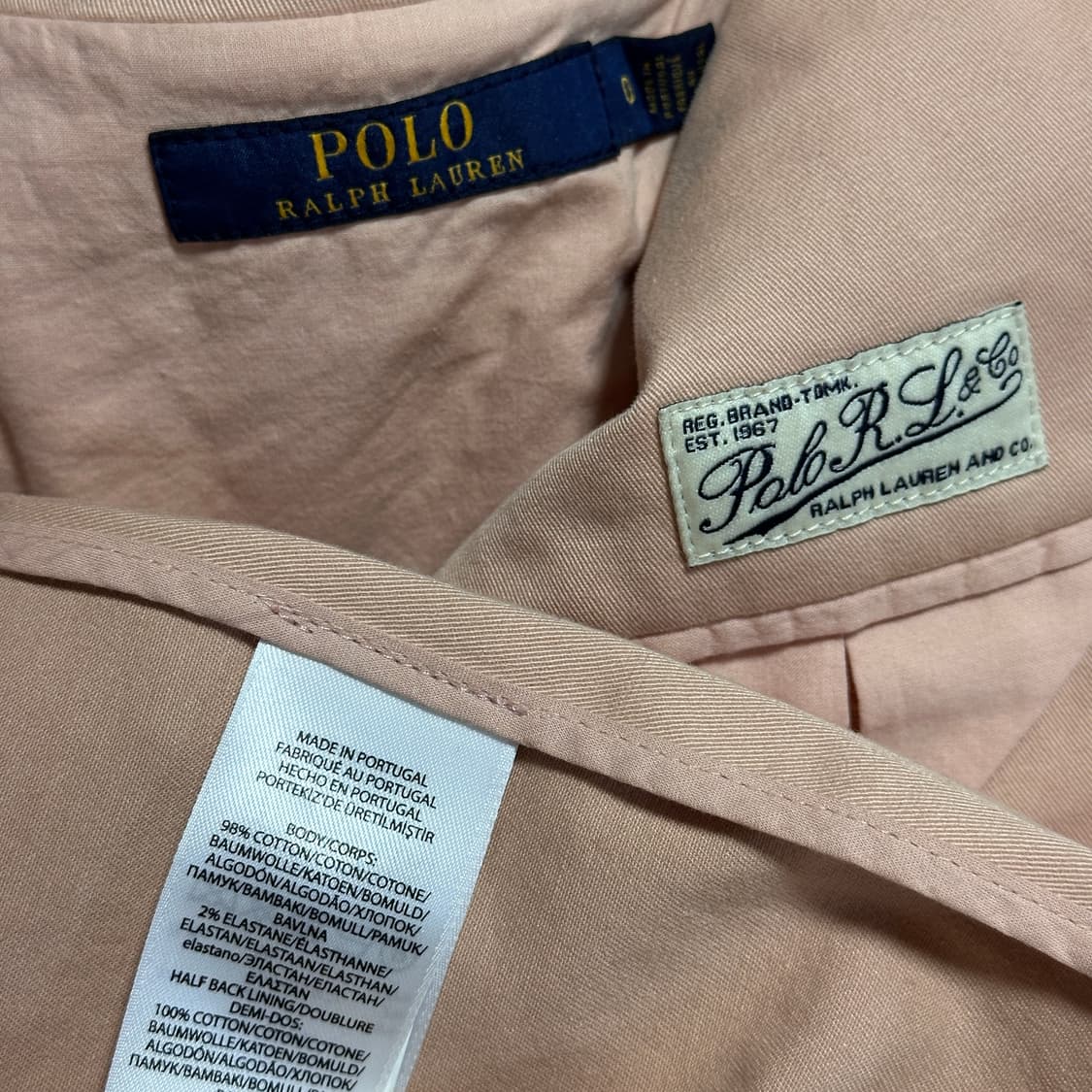 폴로 랄프 로렌 테일러드 치노 재킷 상품이미지6