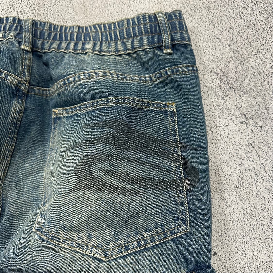 ✨ (바배) 엑스톤즈 카고 데님 팬츠  상품이미지3