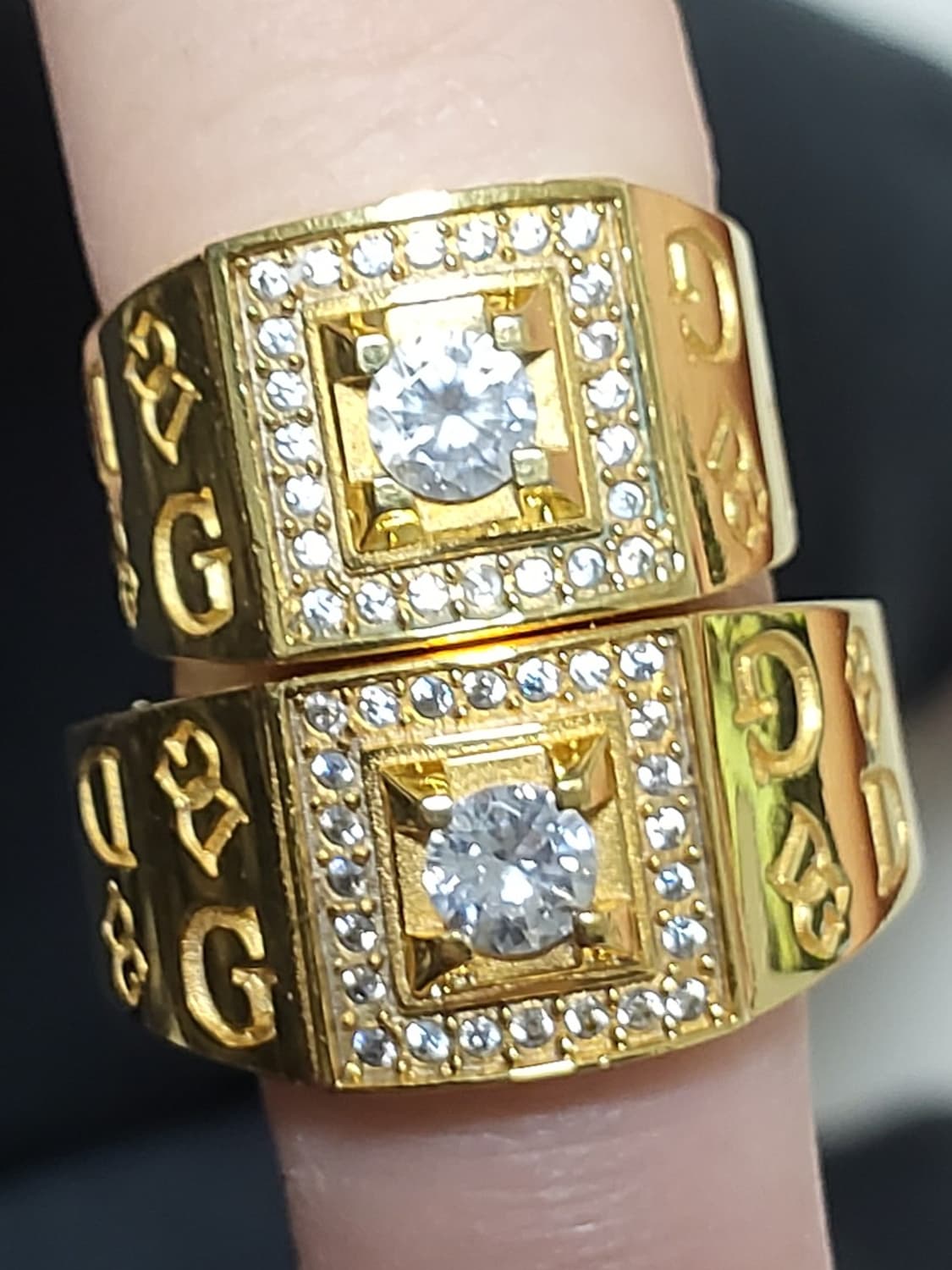 18K,GP, 24호, 13호,  도금반지, 커플링을, 판매합니다!!! 상품이미지2