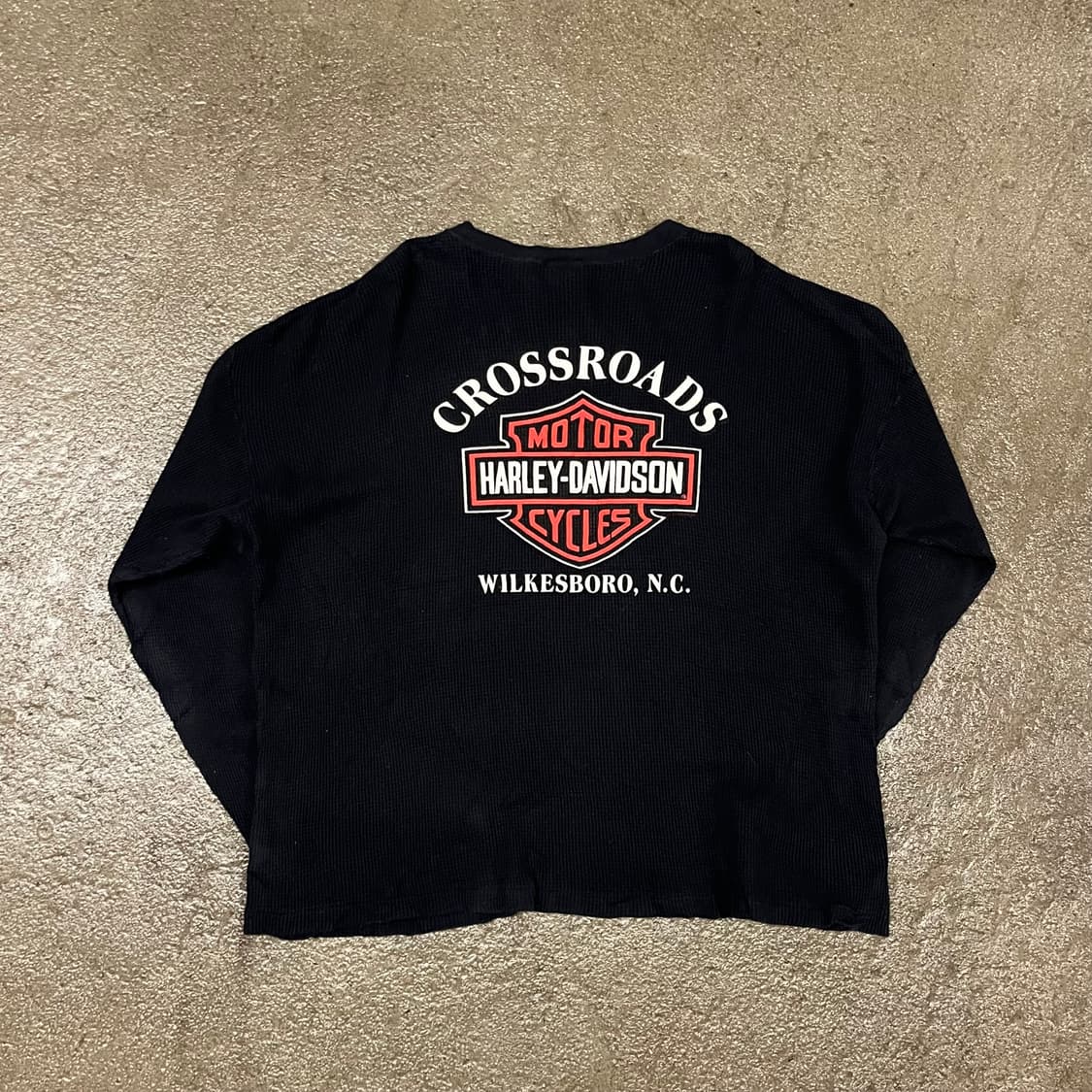90s 할리데이비슨 와플 롱슬리브 (110) 상품이미지6