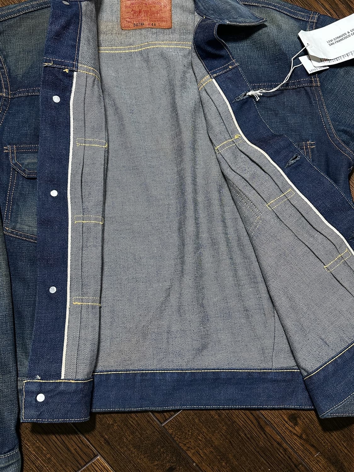 리바이스 LVC japan 70507xx 2세대 자켓 데드스탁 상품이미지3