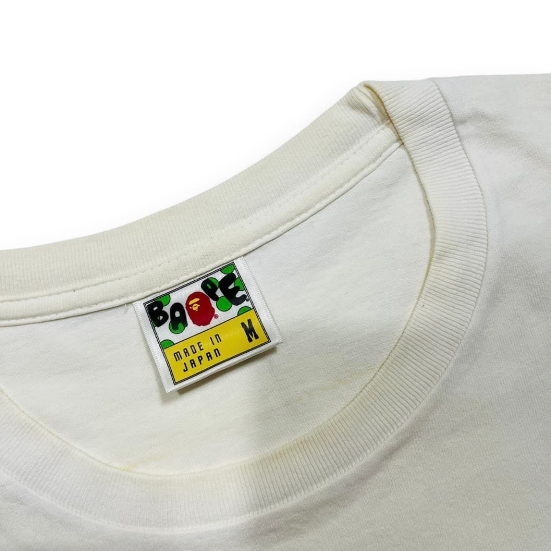 베이프 Go ! Ape 카모 화이트 반팔 티셔츠 상품이미지4