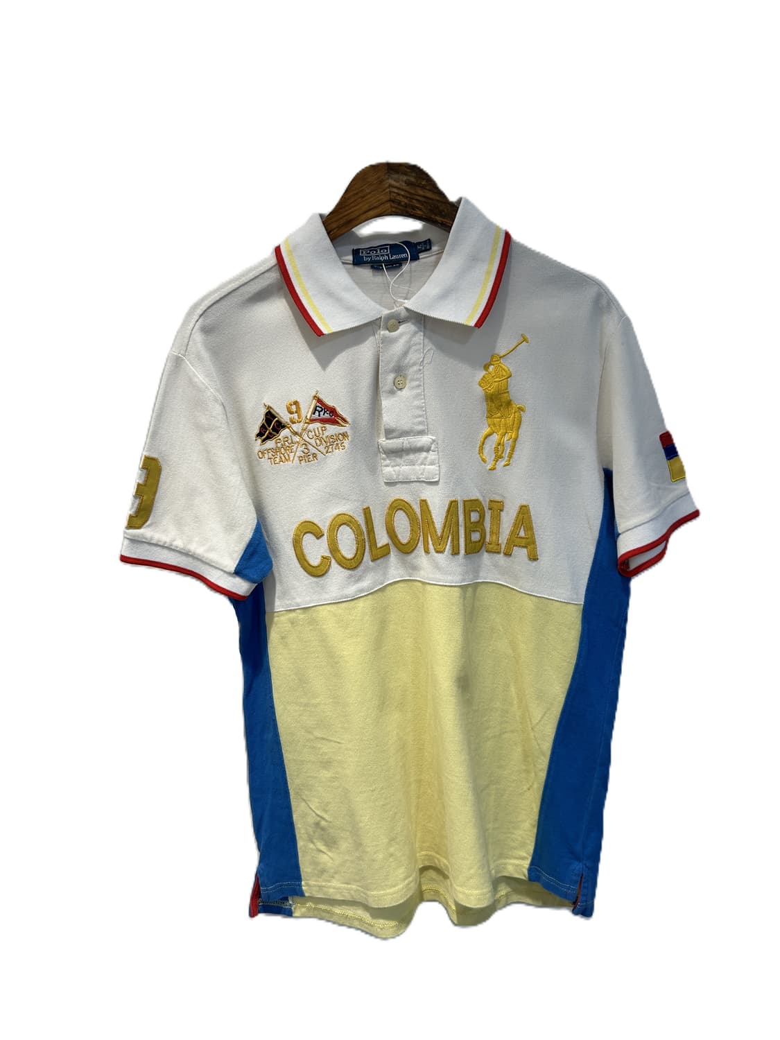 폴로 랄프 로렌 커스텀 슬림핏 국가대표 폴로 (콜롬비아) 상품이미지1
