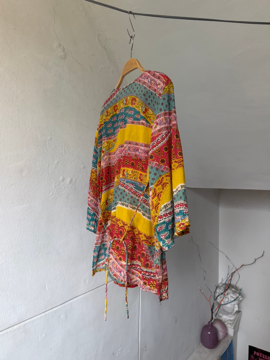 거즈코튼 100% 모리걸 자수 스팽글 블라우스 상품이미지7