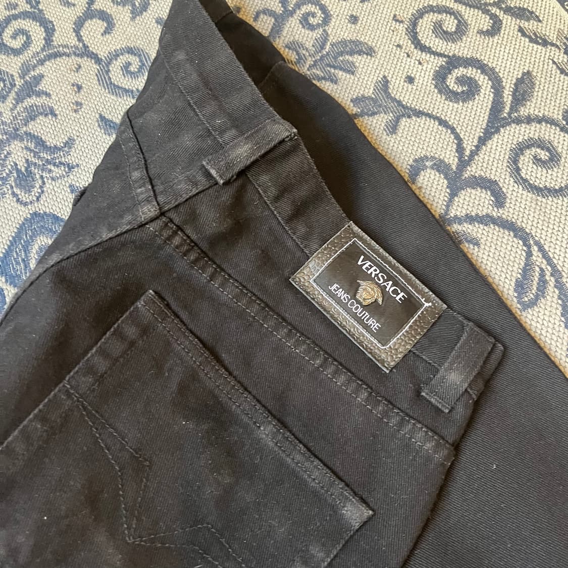 34 베르사체 진스 꾸뛰르 빈티지 블랙 데님 팬츠/W2447 상품이미지3