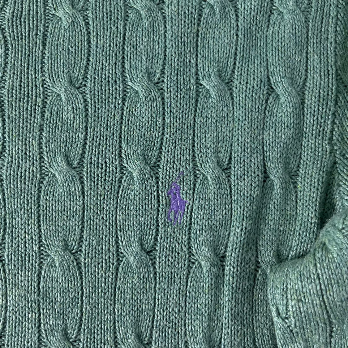 100 폴로랄프로렌 실크 꽈배기 니트 상품이미지3