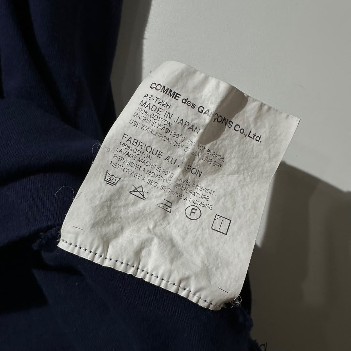 꼼데가르송 플레이 더블 하트 와펜 반팔 티셔츠 상품이미지6