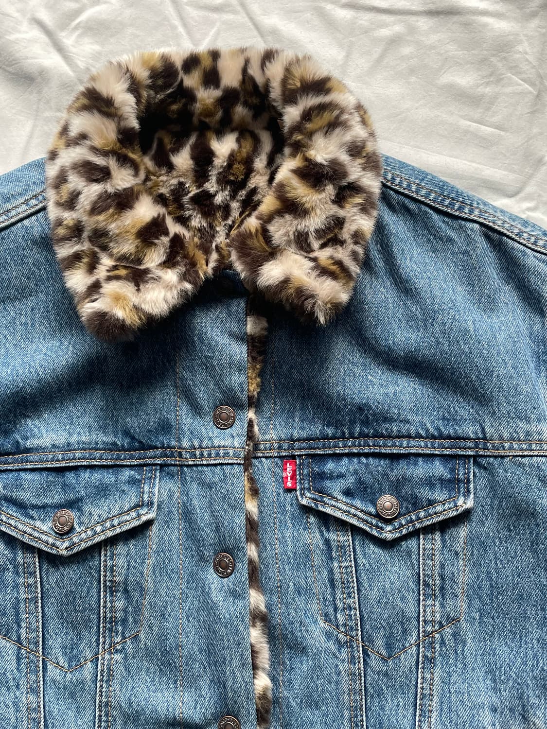 리바이스 레오파드 쉐르파 트러커   상품이미지2