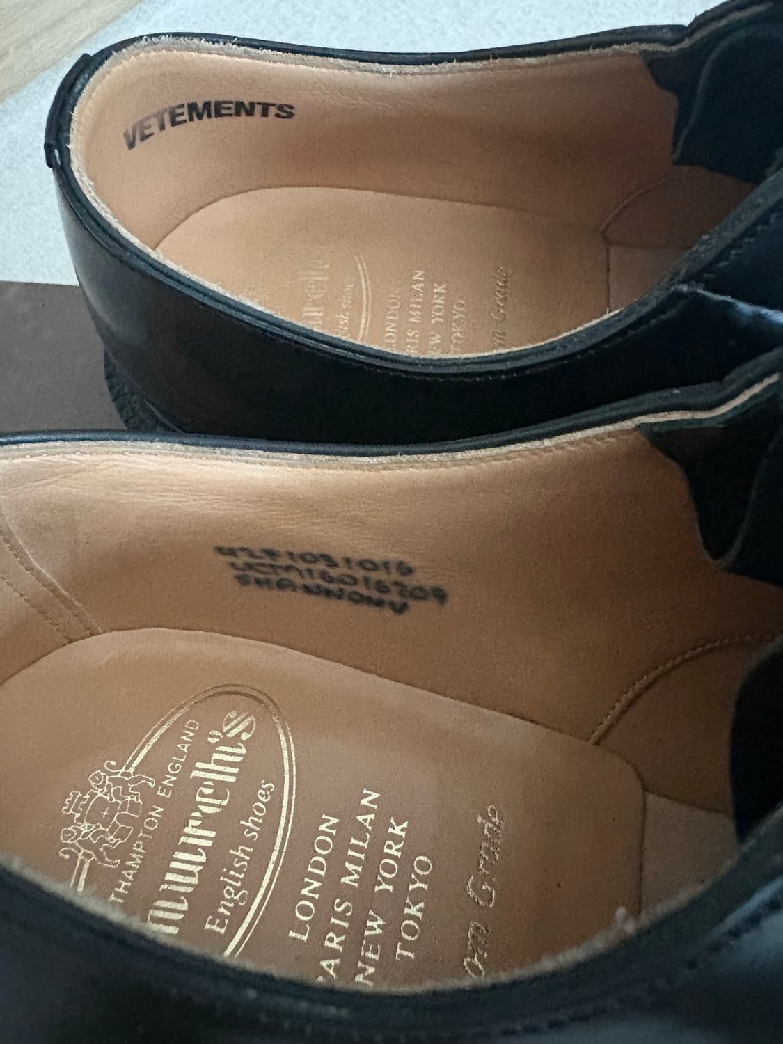 베트멍 처치스 새넌 더비 슈즈 블랙 / 42 상품이미지7