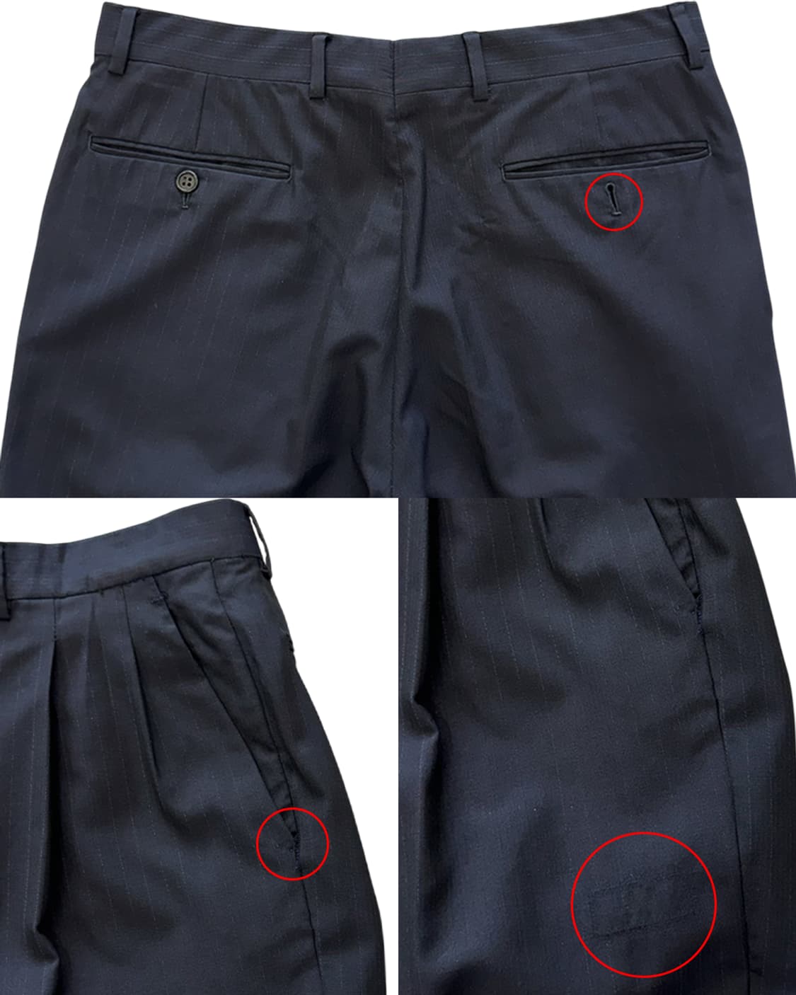 발렌티노 우모 초기 90s 스트라이프 수트 셋업 상품이미지9