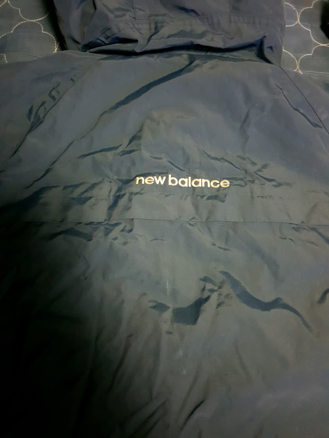 (빈티지) 뉴발란스 클래식 로고 바람막이 네이비 (105) 상품이미지3