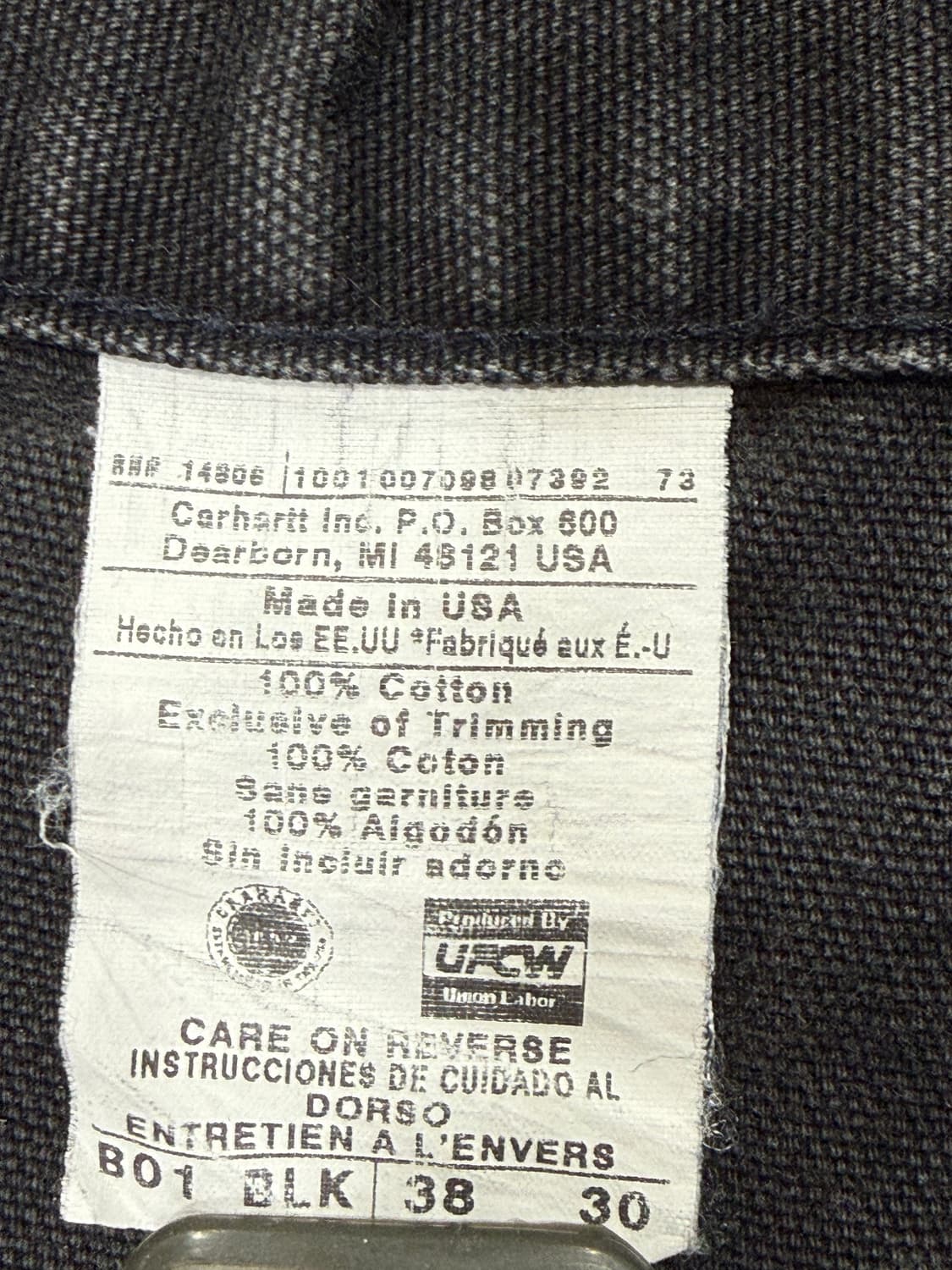 칼하트 더블니 b01 blk 상품이미지6