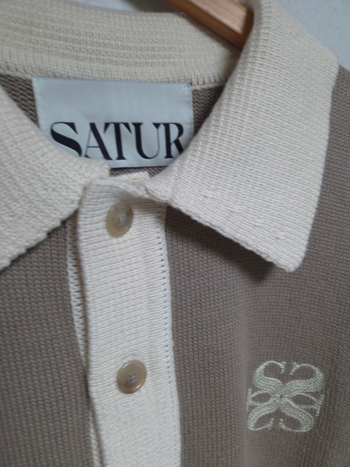 세터 Satur 나폴리 소프트 코튼 폴로 니트 상품이미지7