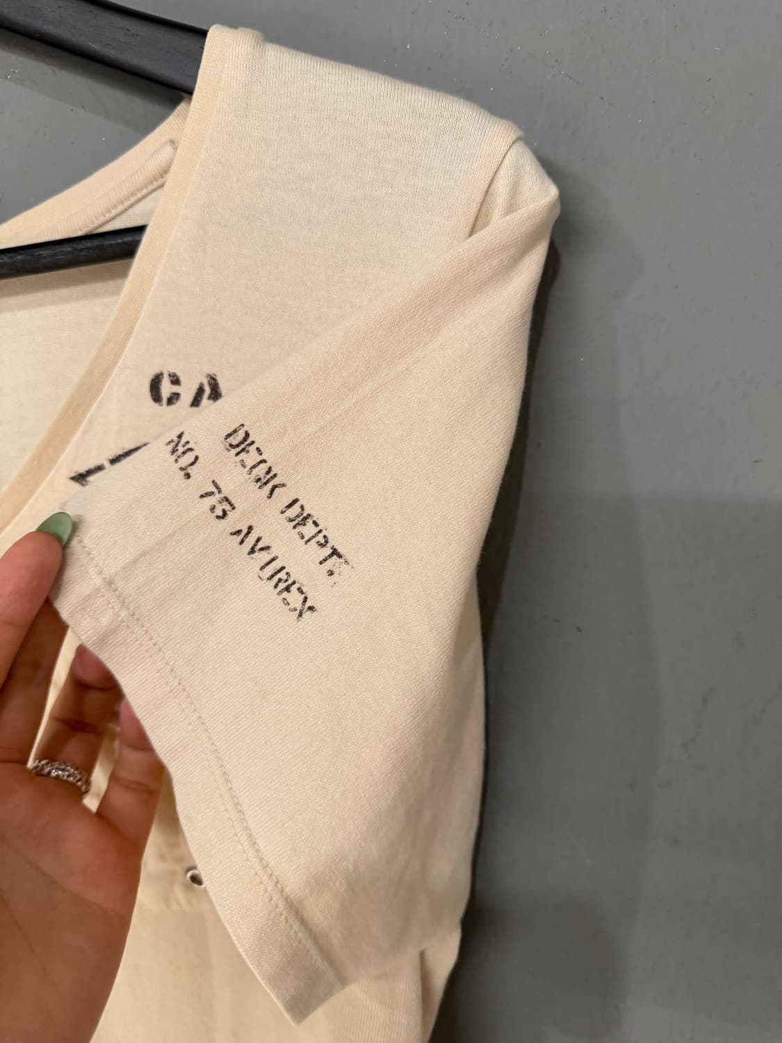 Avirex minimal design pocket t-shirt 상품이미지8