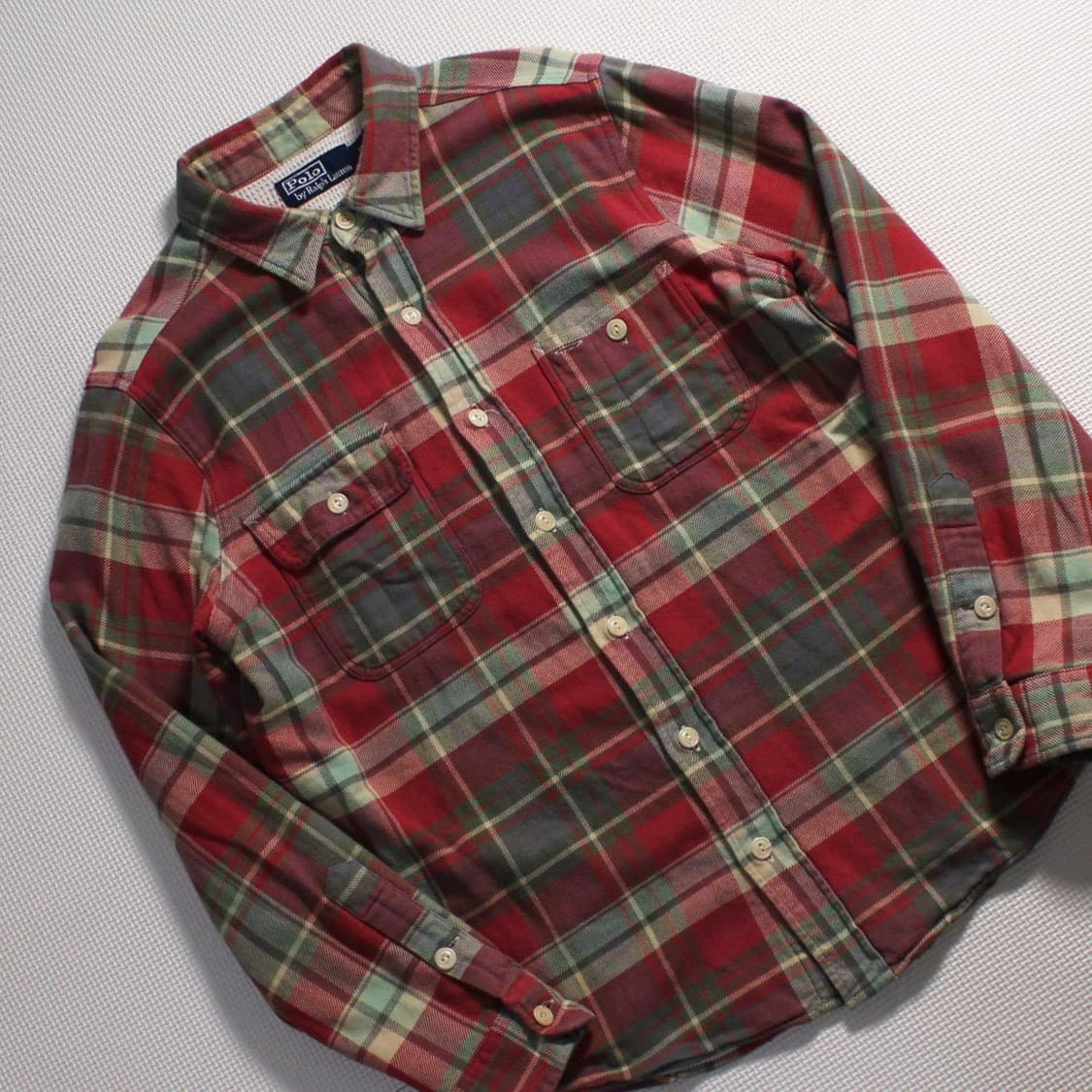 폴로 랄프로렌 플란넬 체크 셔츠 상품이미지2