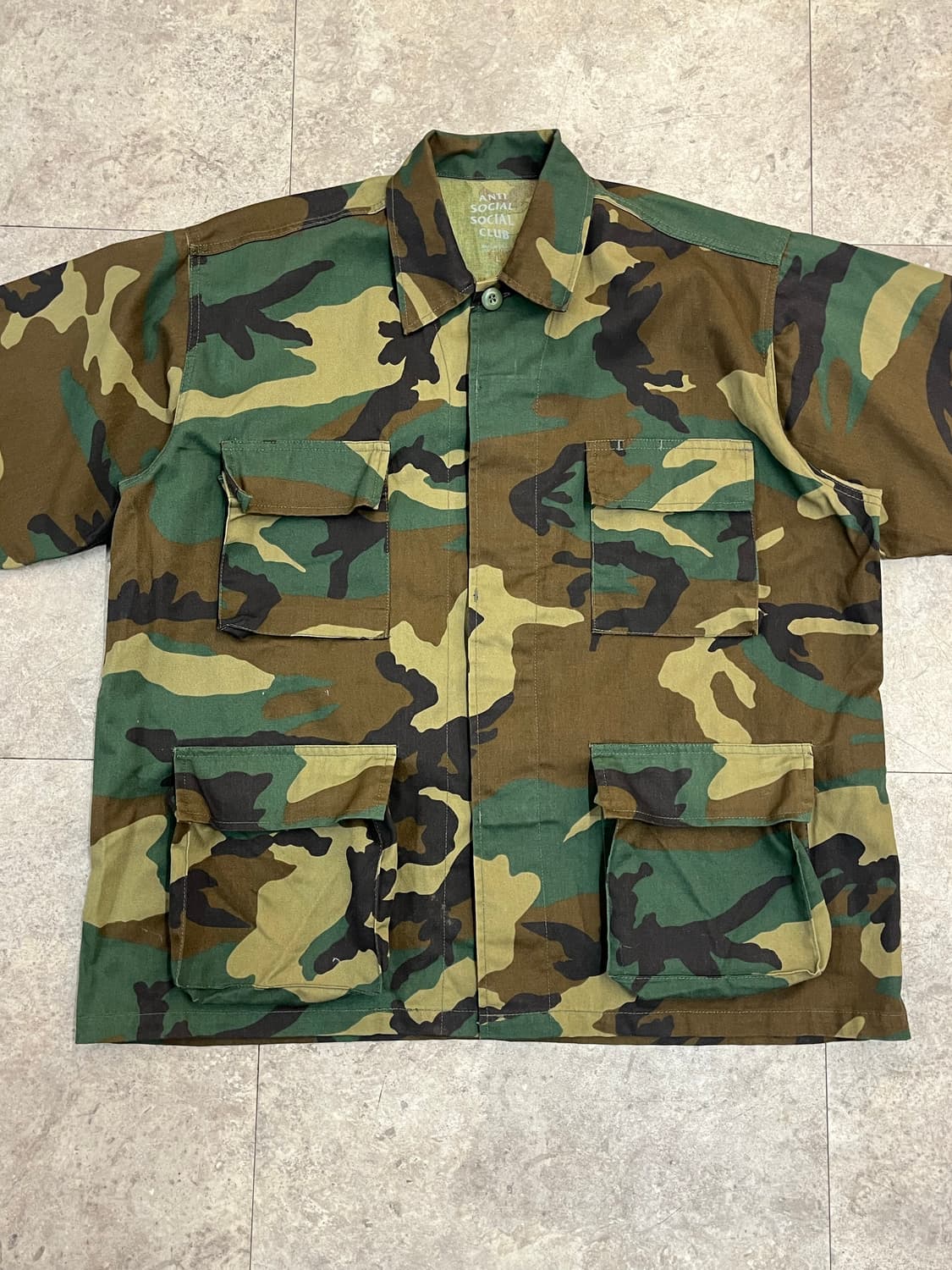 안티 소셜 소셜 클럽 포켓 카모 자켓 L #csz3673 상품이미지4