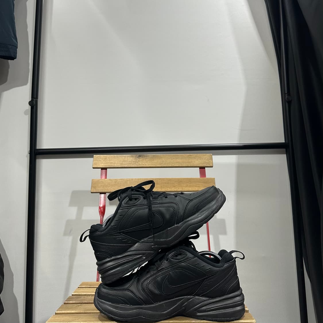 265) 나이키 운동화 남성 남자 신발 에어 모나크 블랙 상품이미지7