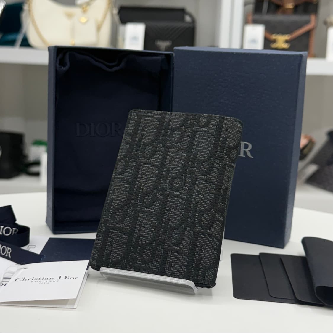 [OS] 디올 오블리크 오거나이저 카드지갑 상품이미지2