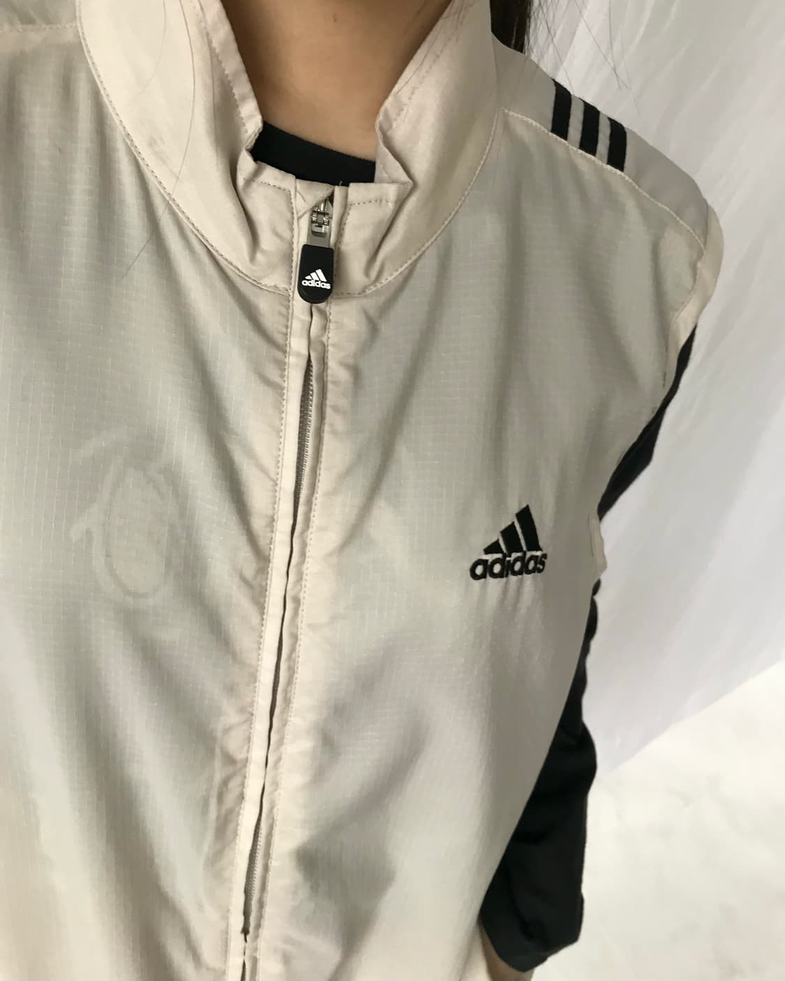 아디다스 베이지 투웨이 베스트 상품이미지3