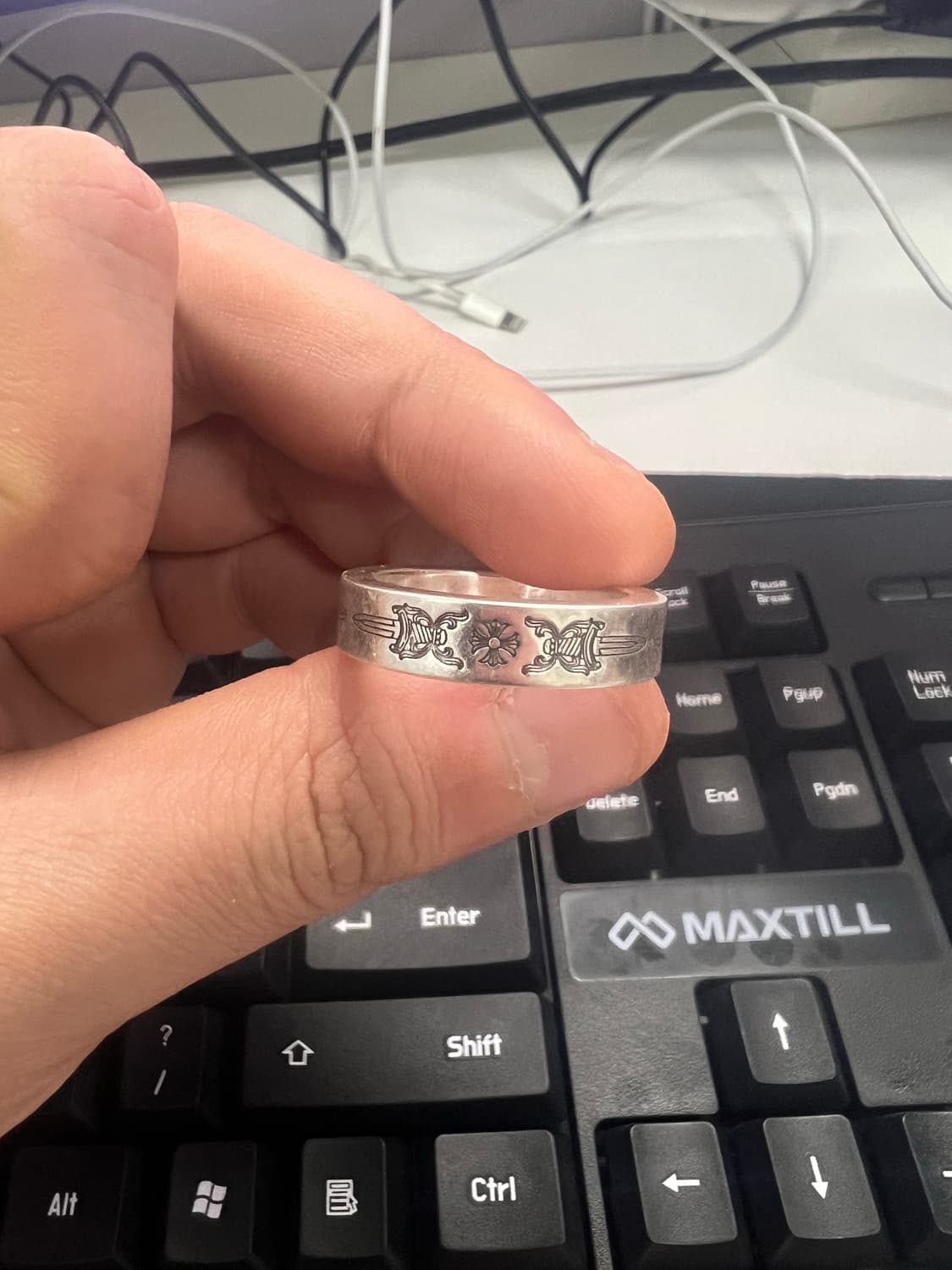 크롬하츠 스페이서대거링 6mm 상품이미지2