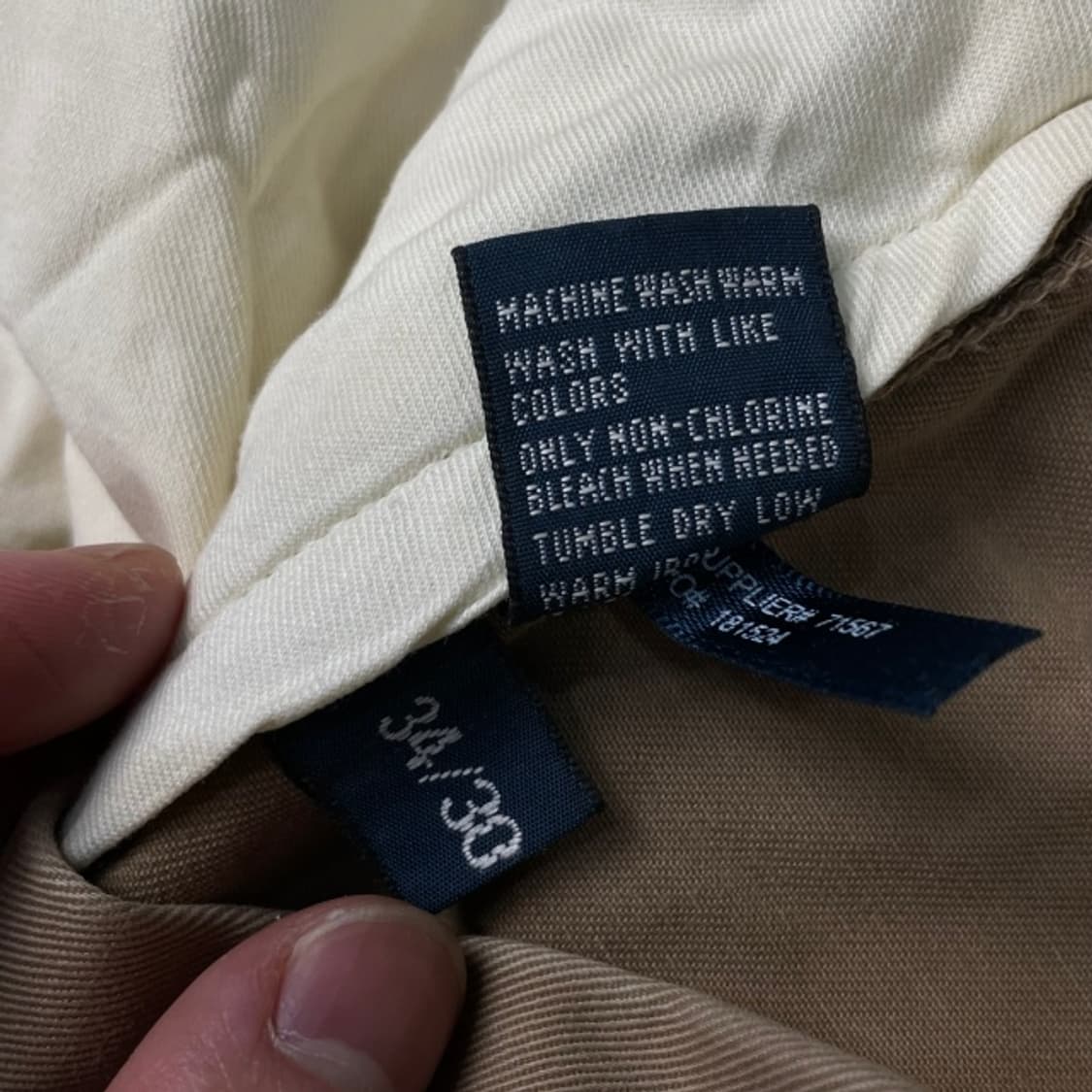 34 폴로 랄프로렌 이단 투턱 치노팬츠 상품이미지4