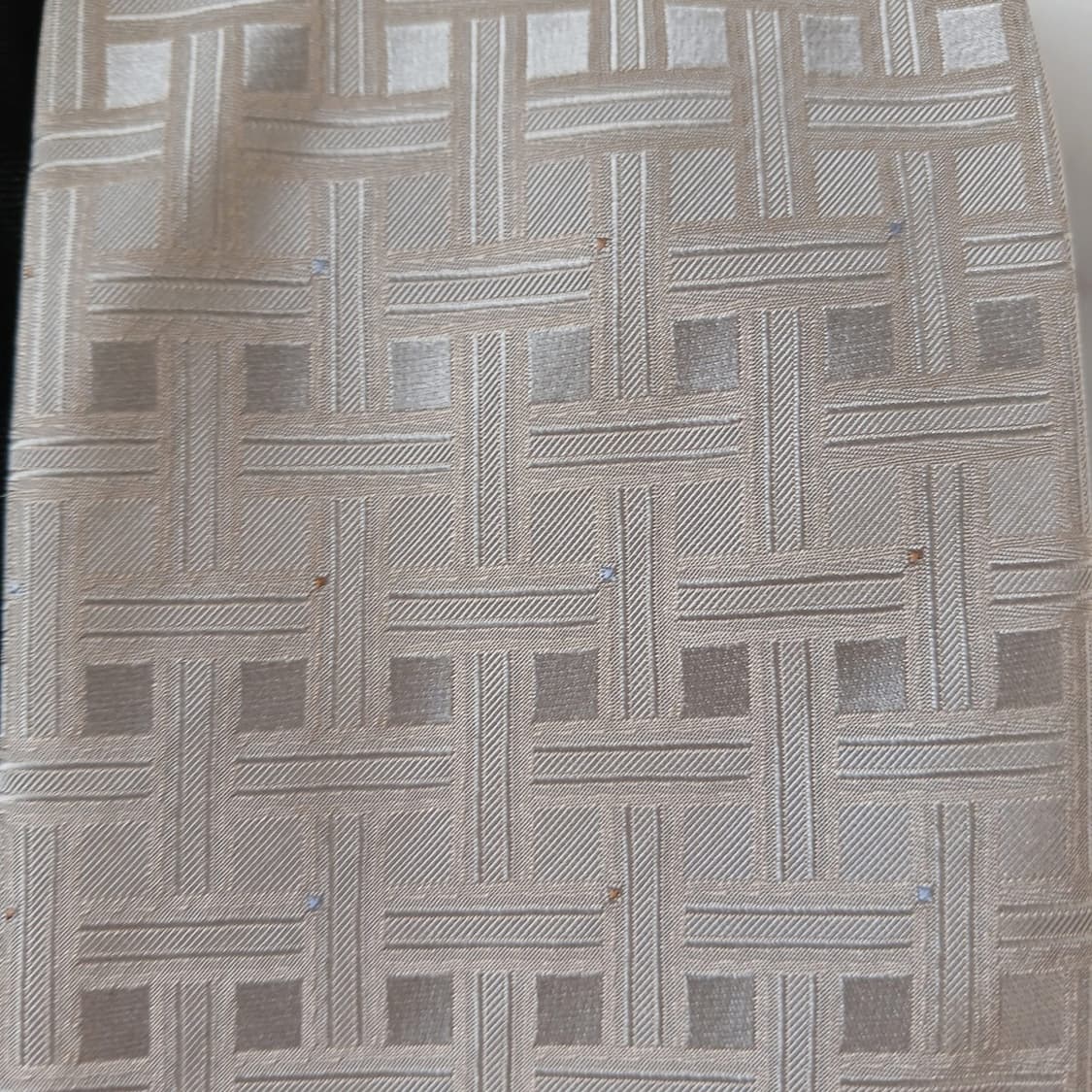 휴고보스 실버 자카드 패턴 넥타이 9.1cm A+등급 A19825 상품이미지8