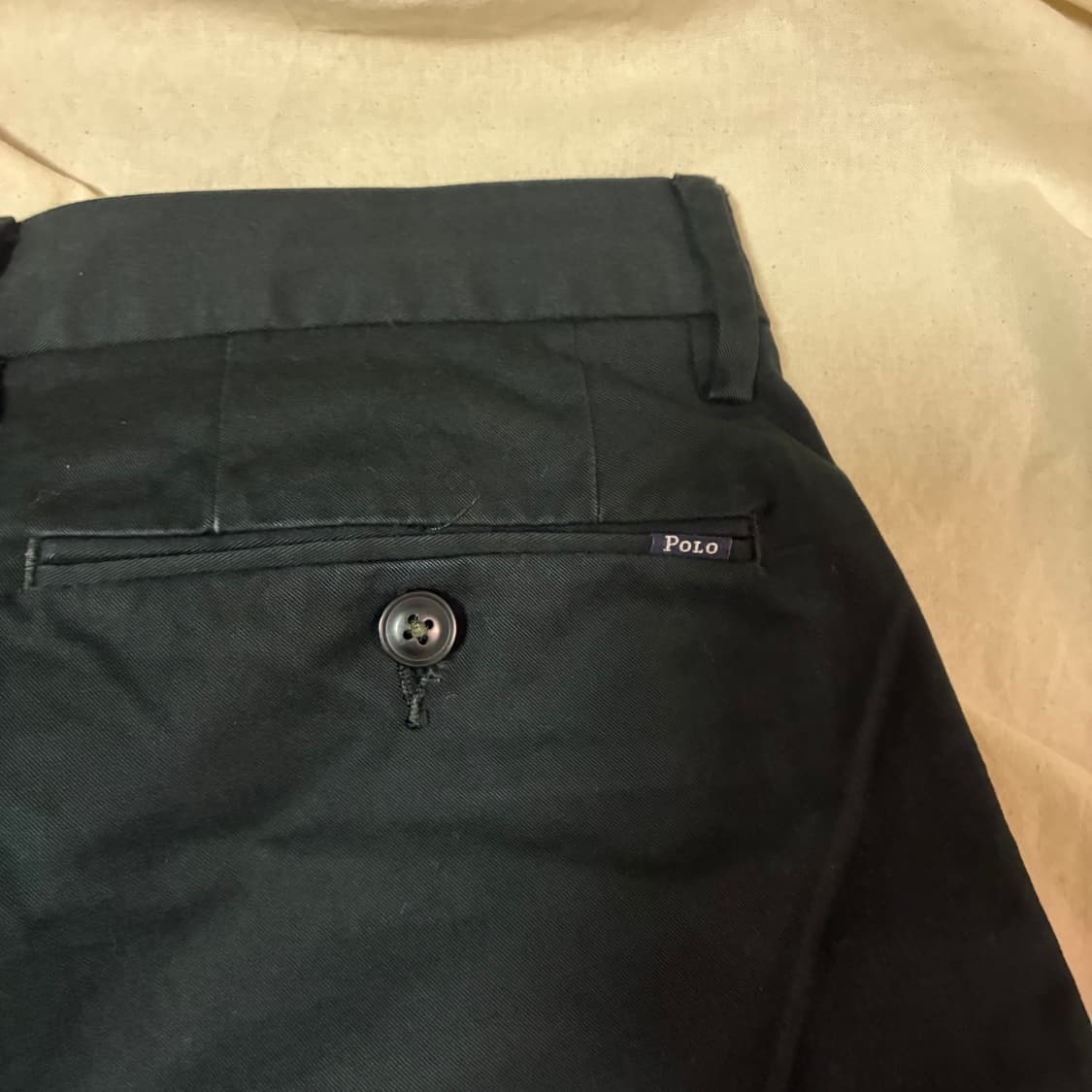 폴로 랄프로렌 블랙 치노팬츠 상품이미지4