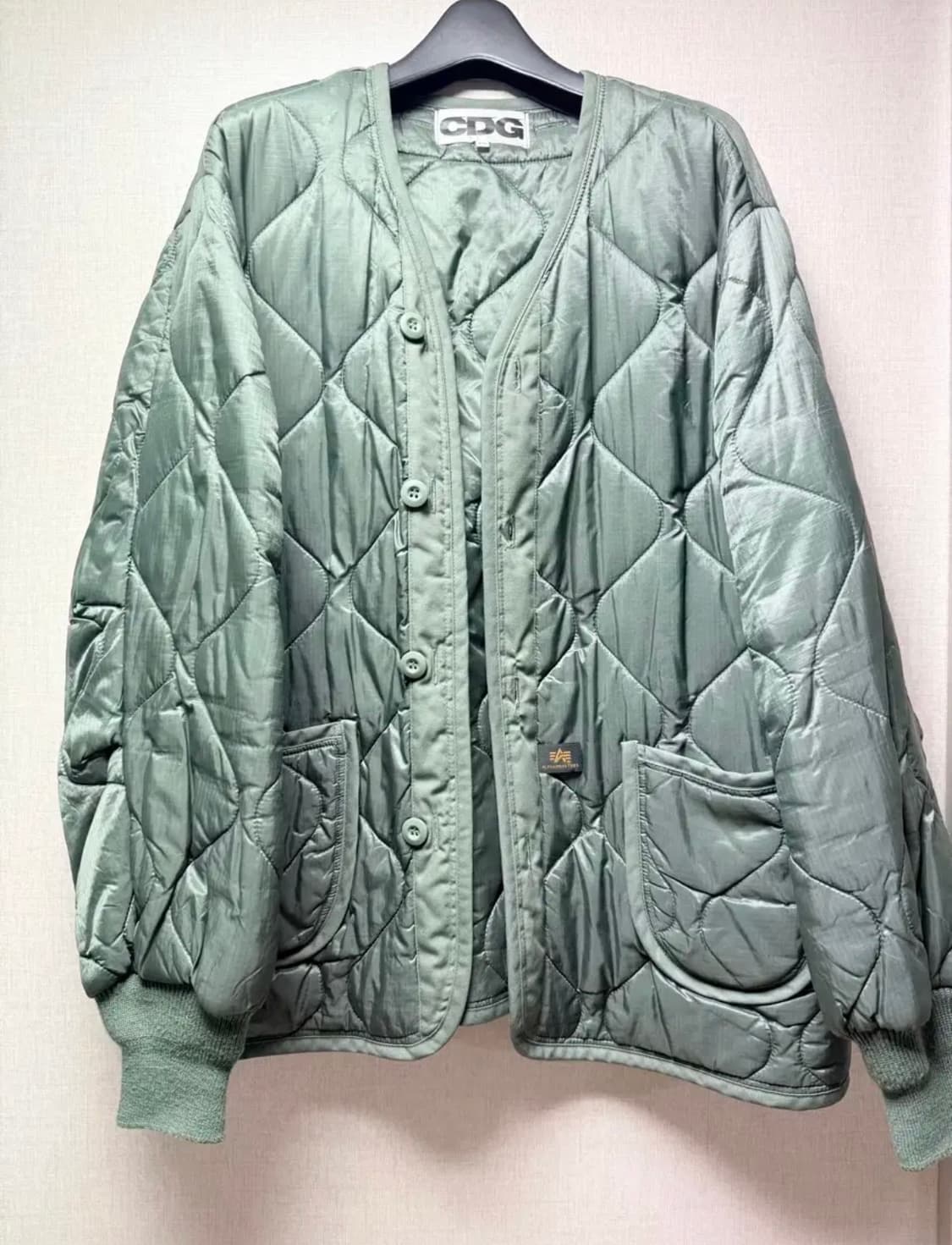 CDG x 알파 인더스트리 라이너 자켓 올리브 상품이미지2