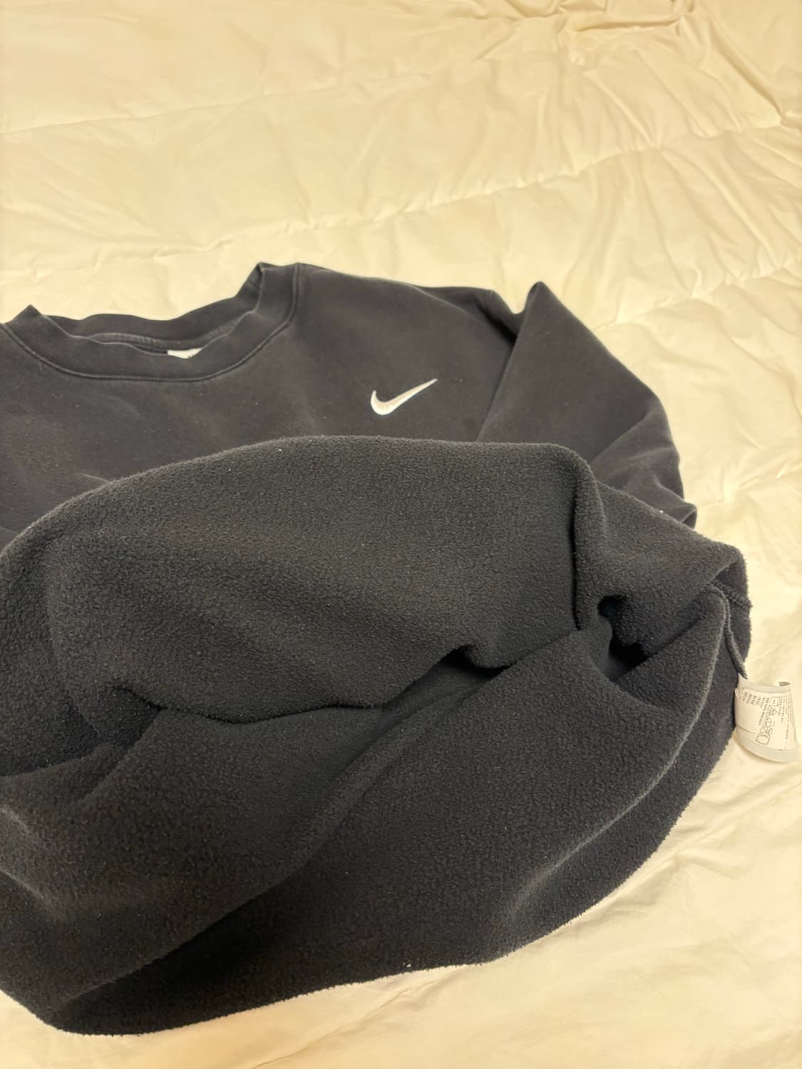 Nike Club Fleece Crew Black 나이키 스우시 맨투맨 상품이미지4
